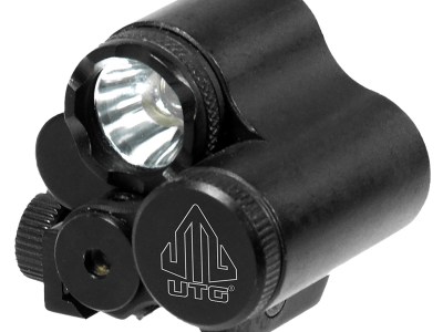 Leapers LTELP28R   Black Anodized Aluminum 120 Lumens CREE LED IRB Bulb Red Laser Picatinny Mount