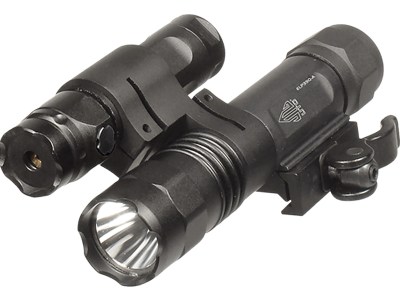 Leapers LTELP39QA Black Aluminum 400Lumens 23mm LED IRB Bulb Green Laser Picatinny/Weaver Mount