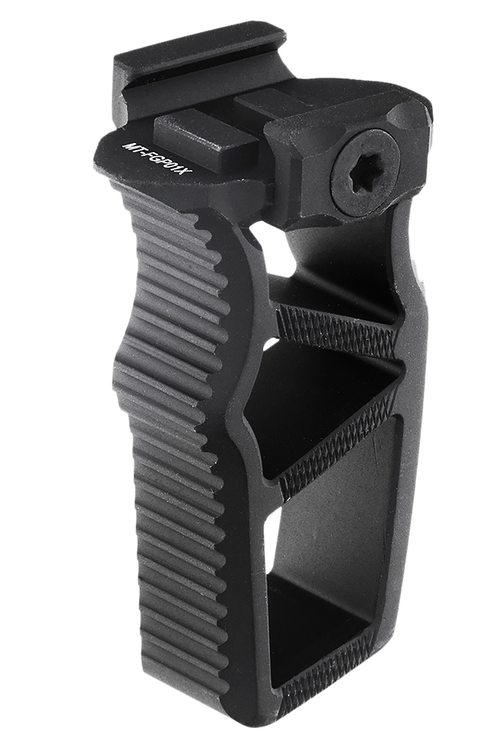 Leapers MTFGP01X Ultra Slim Foregrip  Matte Black Anodized Aluminum