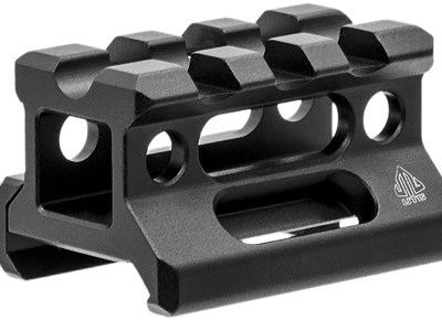 Leapers MTRSX7S Picatinny Riser  Matte Black Anodized Aluminum Picatinny Mount