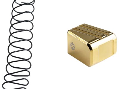 Cross Armory CRG+5MEG17GD Magazine Extension  Fits Glock 17/22/31 Gen 1-5 5rd Gold Aluminum