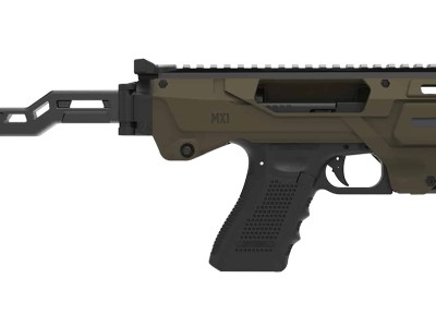 Meta Tactical Llc MX1-PS-GR MX-1 Conversion Kit Compatible w/Glock, OD Green Aluminum Frame w/M-LOK & Picatinny Rail, Black Polymer Folding Stabilizer