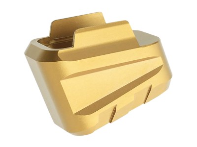 Tyrant CNC TDP320MAGEXGOLD  Magazine Extension Fits Sig P320 5rd Gold Aluminum
