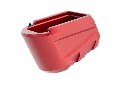 Tyrant CNC TDP365MAGEXRED  Magazine Extension 9mm Fits Sig P365 X Macro 3rd Red Aluminum