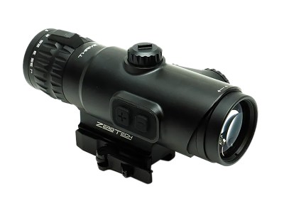 Zero Tech Optics THDP1424 Thrive HD Black 1-4x24mm Variable Prism, Illuminated Green/Red RAP-R Reticle