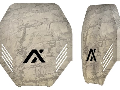 Axil LLC MXPLTT MX Plate  Polymer Over the Head Dessert Tan