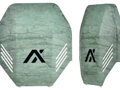 Axil LLC MXPLTG MX Plate  Polymer Over the Head Slate Green