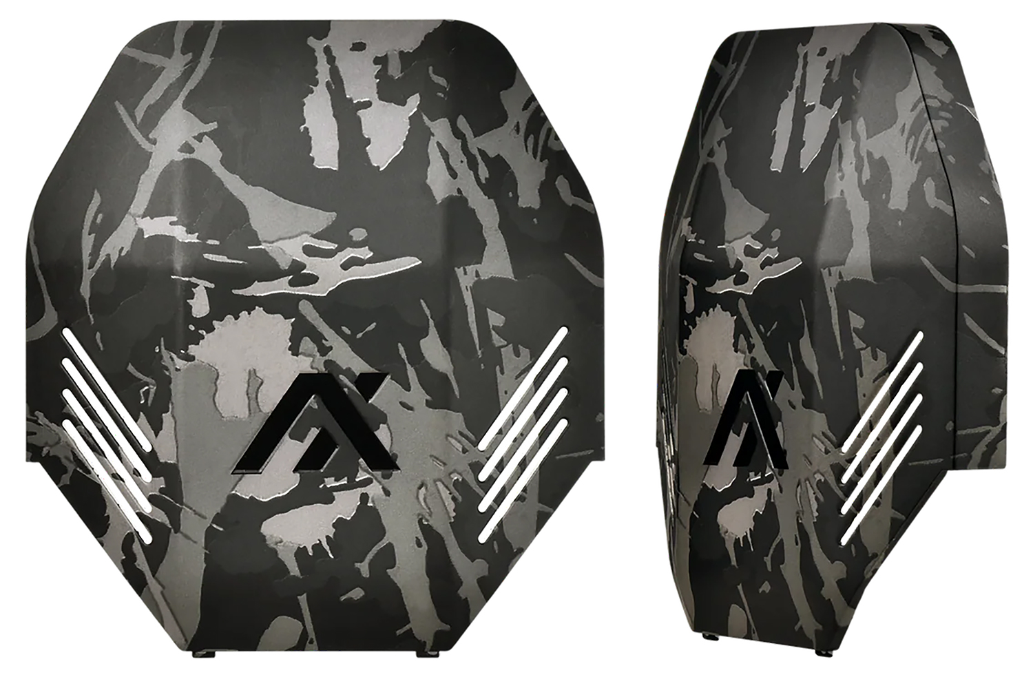Axil LLC MXPLTBC MX Plate  Polymer Over the Head Black Camo