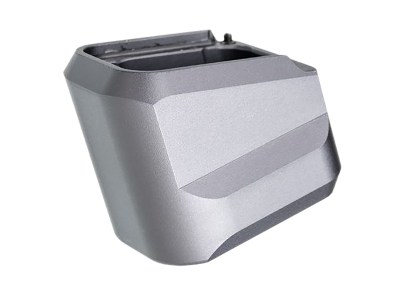 Tyrant CNC TDVP9MAGEXGREY Magazine Extension  Fits H&K VP9/VP40/VP30 5rd Grey Aluminum