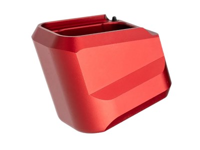 Tyrant CNC TDVP9MAGEXRED Magazine Extension  Fits H&K VP9/VP40/VP30 5rd Red Aluminum