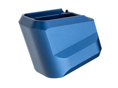 Tyrant CNC TDVP9MAGEXBLUE Magazine Extension  Fits H&K VP9/VP40/VP30 5rd Blue Aluminum