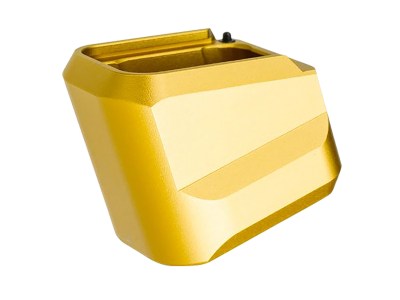 Tyrant CNC TDVP9MAGEXGOLD Magazine Extension  Extension Fits H&K VP9/VP40/VP30 5rd Gold Aluminum