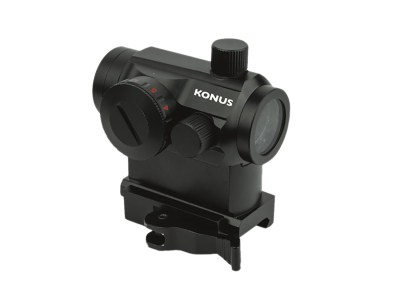 Konus  Pro Nuclear  Matte Black 1x22mm 3 MOA Red/Green Dot Reticle