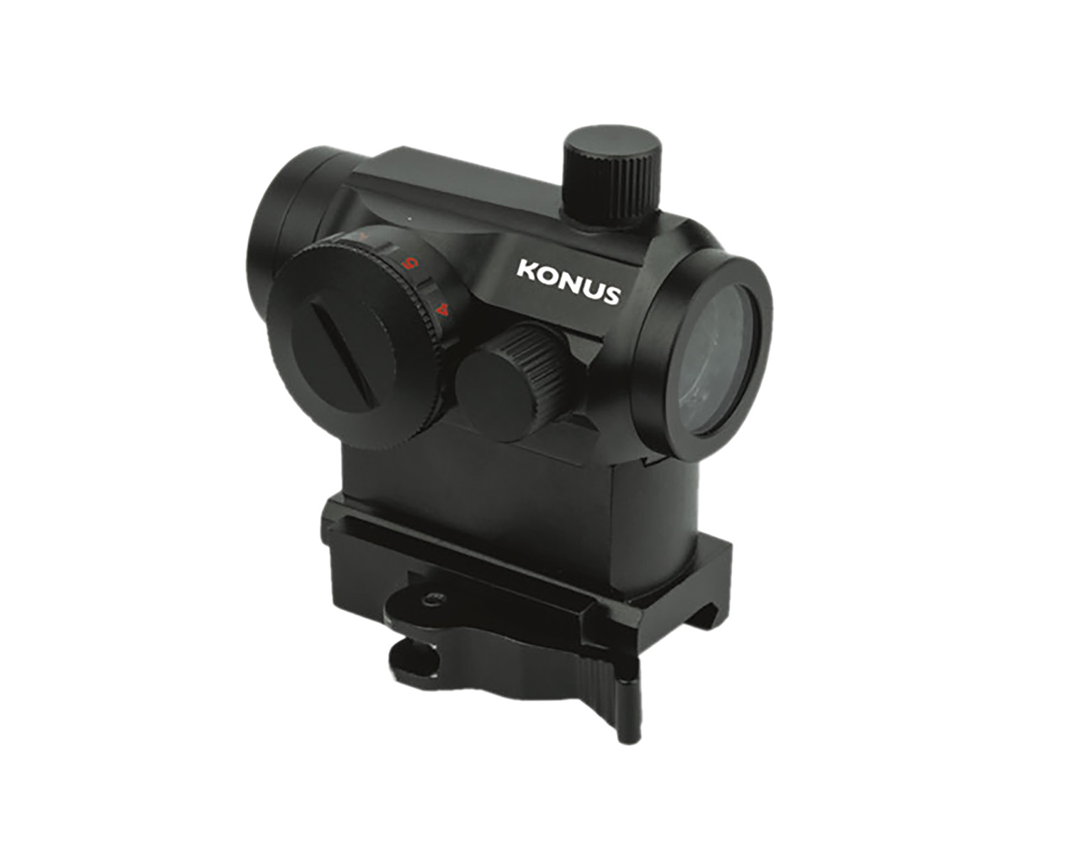 Konus  Pro Nuclear  Matte Black 1x22mm 3 MOA Red/Green Dot Reticle