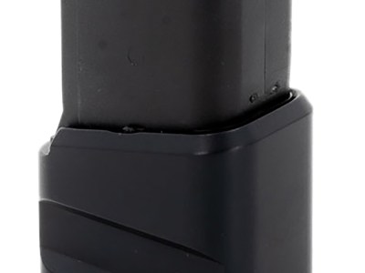 Cross Armory CRG+5MEG19BK Magazine Extension  Fits Glock 19 Gen 1-5 5rd Black Aluminum
