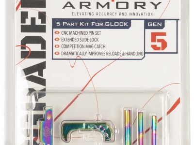 Cross Armory CRG5OKRB 3 Piece Upgrade Kit Glock Gen5 Rainbow Aluminum