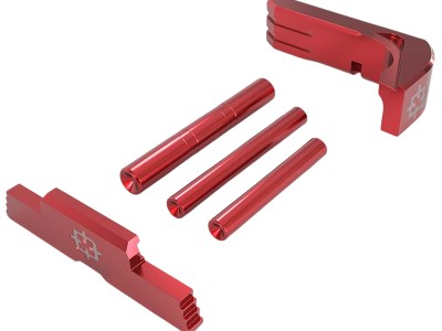 Cross Armory CRG43SOKRD 3 Piece Upgrade Kit Glock 43 Red Aluminum