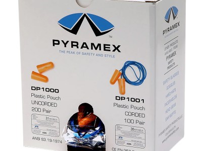 Pyramex DP1000   Foam 32 dB In The Ear Orange 200 Pair