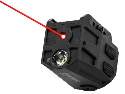 Alliance Consumer Group IPRMLT0004 MYCRO Rail Mount Light Matte Black PA66 Nylon 50/150/300 Lumens Red Laser