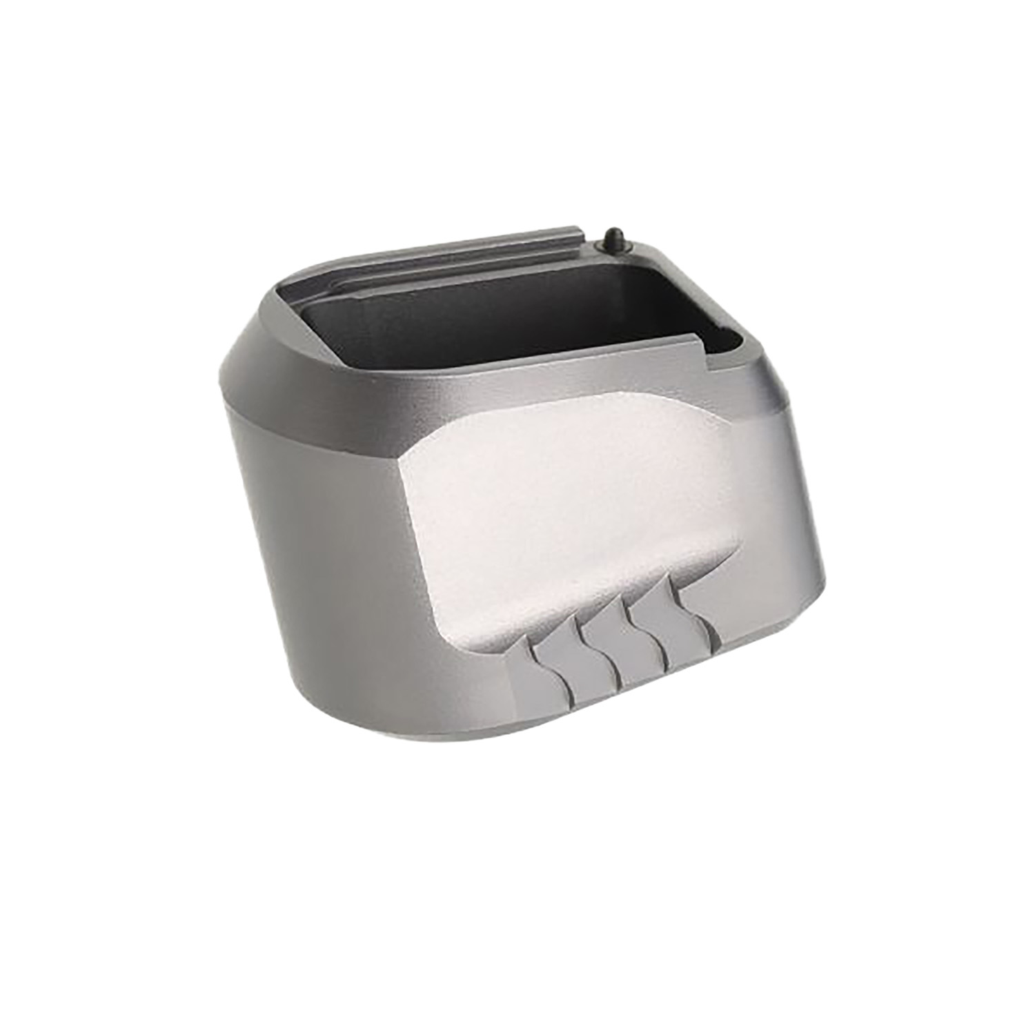 Tyrant CNC TDMPMAGEXFSGREY  Magazine Extension Fits S&W M&P 9/40 5rd Compatible w/ Full-Size M&P 1.0/2.0 frames Grey Aluminum