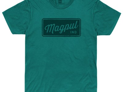 Magpul MAG1116-462  Rover Block Teal Cotton/Polyester Short Sleeve Large