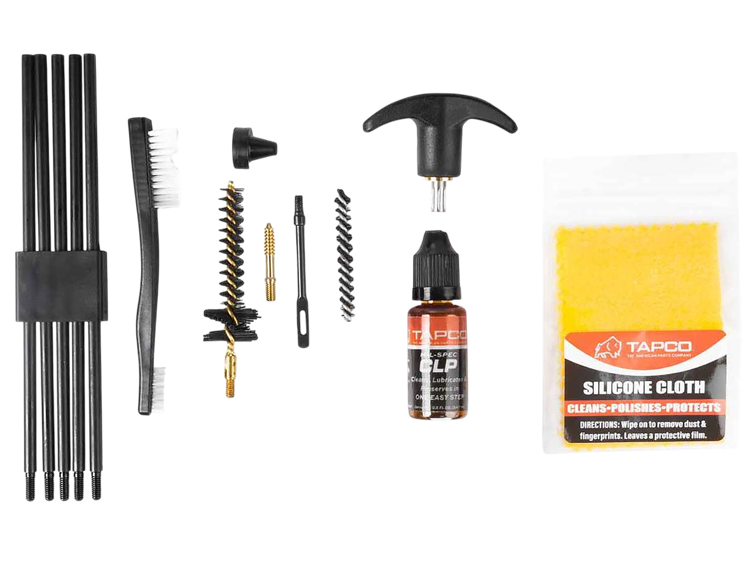 Tapco TAP22081  Rifle Cleaning Kit 5.56/223 Black