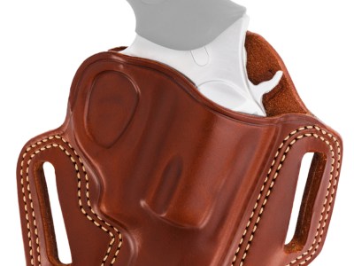 Galco CM334 Combat Master Belt Holster OWB Tan Steerhide Fits S&W L Frame M686 Plus Right Hand