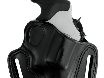 Galco CM192B Combat Master Belt Holster OWB Black Steerhide Fits S&W L Frame M686 3″ Right Hand