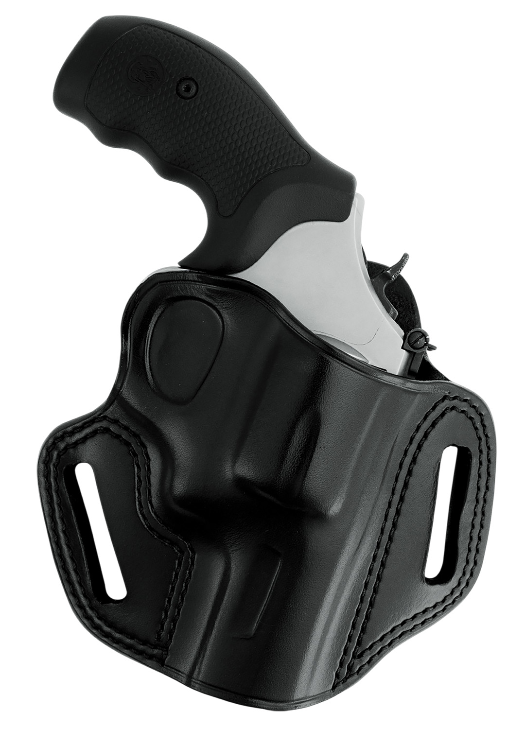 Galco CM192B Combat Master Belt Holster OWB Black Steerhide Fits S&W L Frame M686 3″ Right Hand