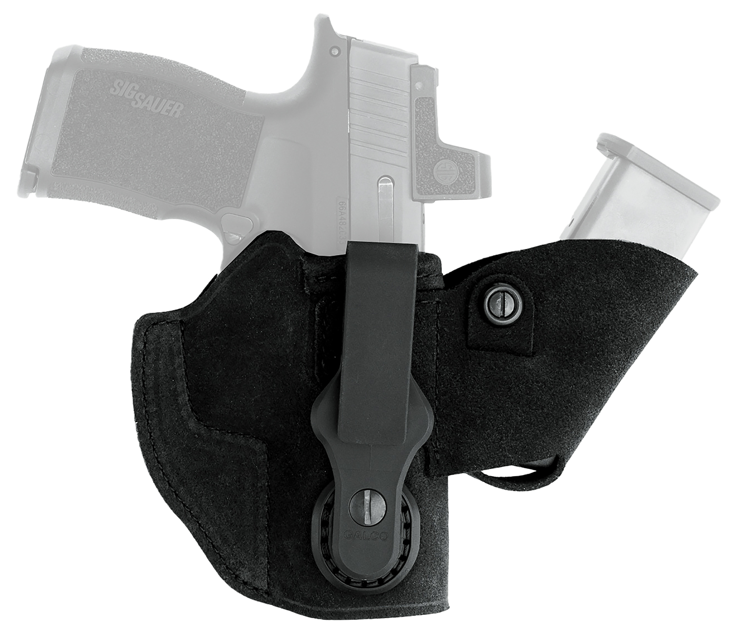 Galco WK3-888RB Walkabout 3.0 Strongside/Crossdraw IWB Black Steerhide Fits Ruger LCP Max Ambidextrous