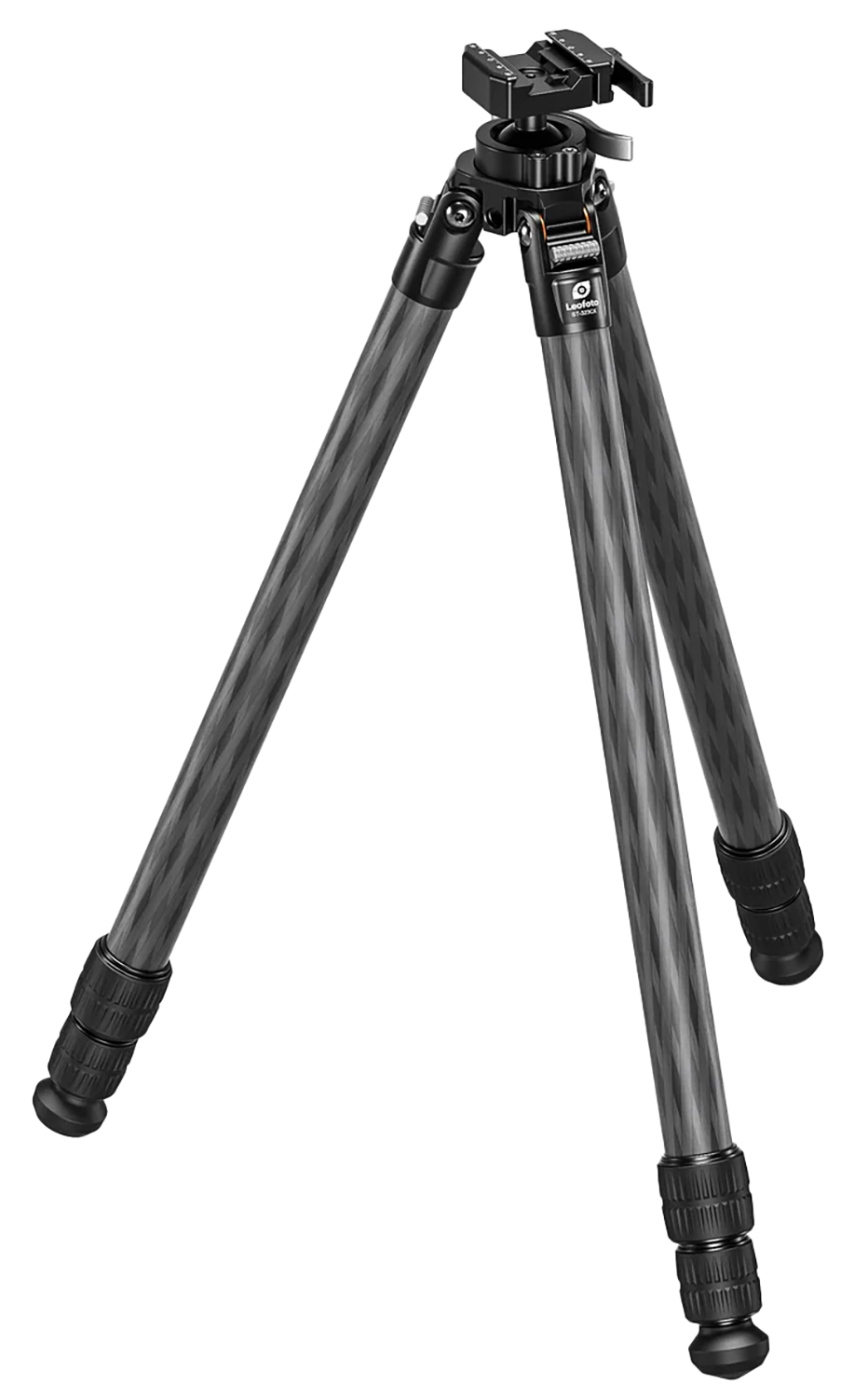 Leofoto Usa ST-323CX Integrated Ballhead ST-X Tripod 6.30″-64.60″ High Black Aluminum