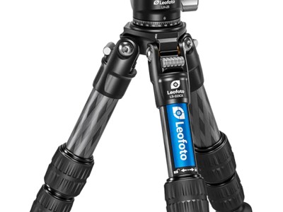 Leofoto Usa LS-223CX+LH-25  Carbon Fiber Tripod Black Aluminum