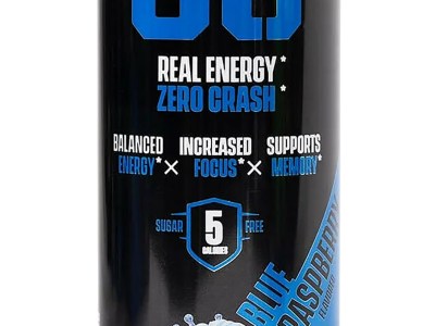 Jocko Fuel 29119 Blue Rasberry Energy Drinks 12oz 12Pack