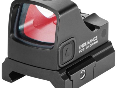 Hawke Sport Optics 12151 Endurance Reflex Sight  Black 1x21mm 3 MOA Dot/Circle Dot Reticle Weaver Rail/RMSc Footprint Mount