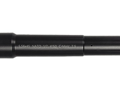 Lead & Steel Llc LS556MED-PIST-7.5 AR9  5.56NATO Government Profile Black Nitride Chrome Moly Vanadium