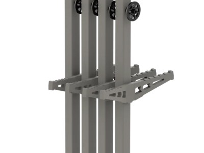 Novix/american Pride NX-4PCDW Double-Step Climbing Sticks Classic Aluminum 32″ Long 9″ Wide 4 Pack