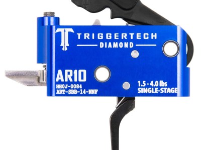 TriggerTech ARTSAB14NNF Diamond  Black Straight Flat Fits AR-10