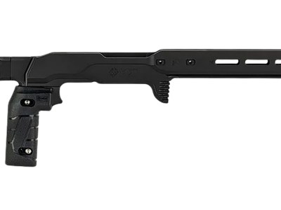 Mdt Sporting Goods Inc 116079BLK ACC Premier Gen2 Chassis Cerakote Black Aluminum Fits Ruger American Rimfire 34.40″ OAL