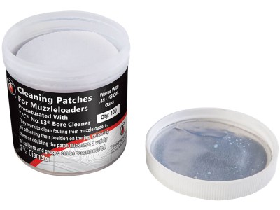 Thompson Center Arms, LLC 9036R Cleaning Patches  Muzzleloader 2.50″ Cotton 100Ct