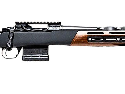 Horizon Firearms HRFMAX22CM18R Venatic Max 22 Creedmoor 5+1 18″  Nano Flat Black Fluted Threaded Barrel, Black DLC Aluminum Receiver w/Picatinny Rail, Woox Furiosa Aluminum/Wood Stock, Right Hand