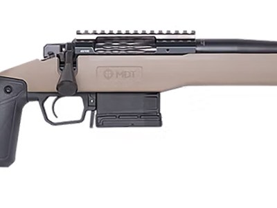 Cnc Firearms CNCFX722CM Faxon FX7 22 Creedmoor 5+1 16″ Black Spiral Fluted Threaded Barrel, Black Receiver w/Picatinny Rail, MDT Flat Dark Earth Polymer Stock