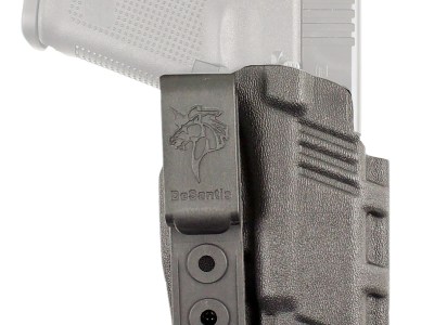 DeSantis Gunhide 137KJA09Z0 Slim-Tuk  IWB Black Kydex Fits S&W Shield X Ambidextrous