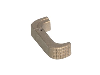 Timber Creek Outdoors GL43XEMRBB Glock 43X Extended Magazine Release Anodized Burnt Bronze Aluminum