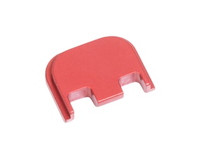 Timber Creek Outdoors GLSCPR Glock 17/19 Slide Cover Plate Red Aluminum
