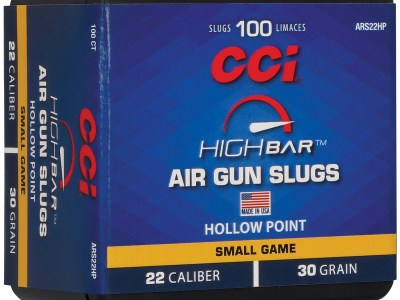 CCI ARS22HP High Bar Air Gun Slug 22Cal 30gr Hollow Point 100 Per Box/5 Case