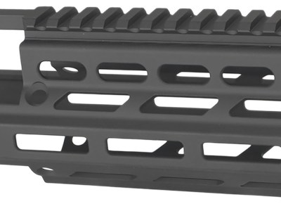 Kinetic Development Group STR5-MK2-020 SRX6 MK2 Stribog Rail Extension Black Aluminum Compatible w/ Stribog SP9 Models w/ MLOK Receivers