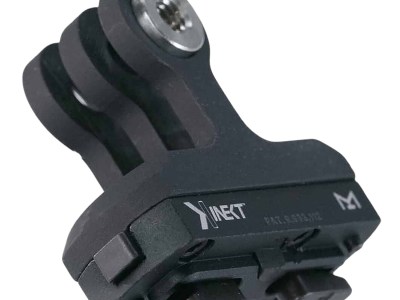 Kinetic Development Group KIN5-500  Go Pro Mount For Standard Magpul MLOK Slots Black Aluminum