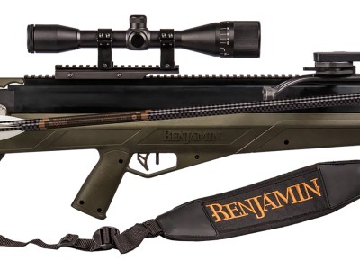 Benjamin BPABMX Airbow M600 Kit PCP 357 Pellet Black Barrel, OD Green Stock, CenterPoint 6x40mm AO