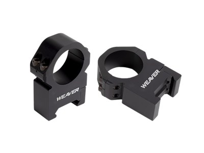 Weaver Mounts 48381 Precision  Black Aluminum 1″ Tube Medium