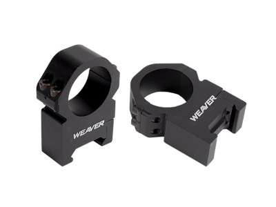 Weaver Mounts 48382 Precision  Black Aluminum 1″ Tube High